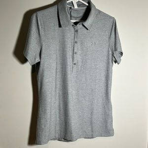 UA Women’s Heat Gear Fitted Polo - M